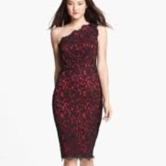 Tadashi Shoji | Dresses | Euc Tadashi Shoji Dress One Shoulder Formal |  Poshmark